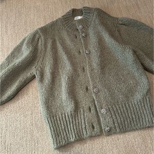 Zara knit sweater cardigan size M